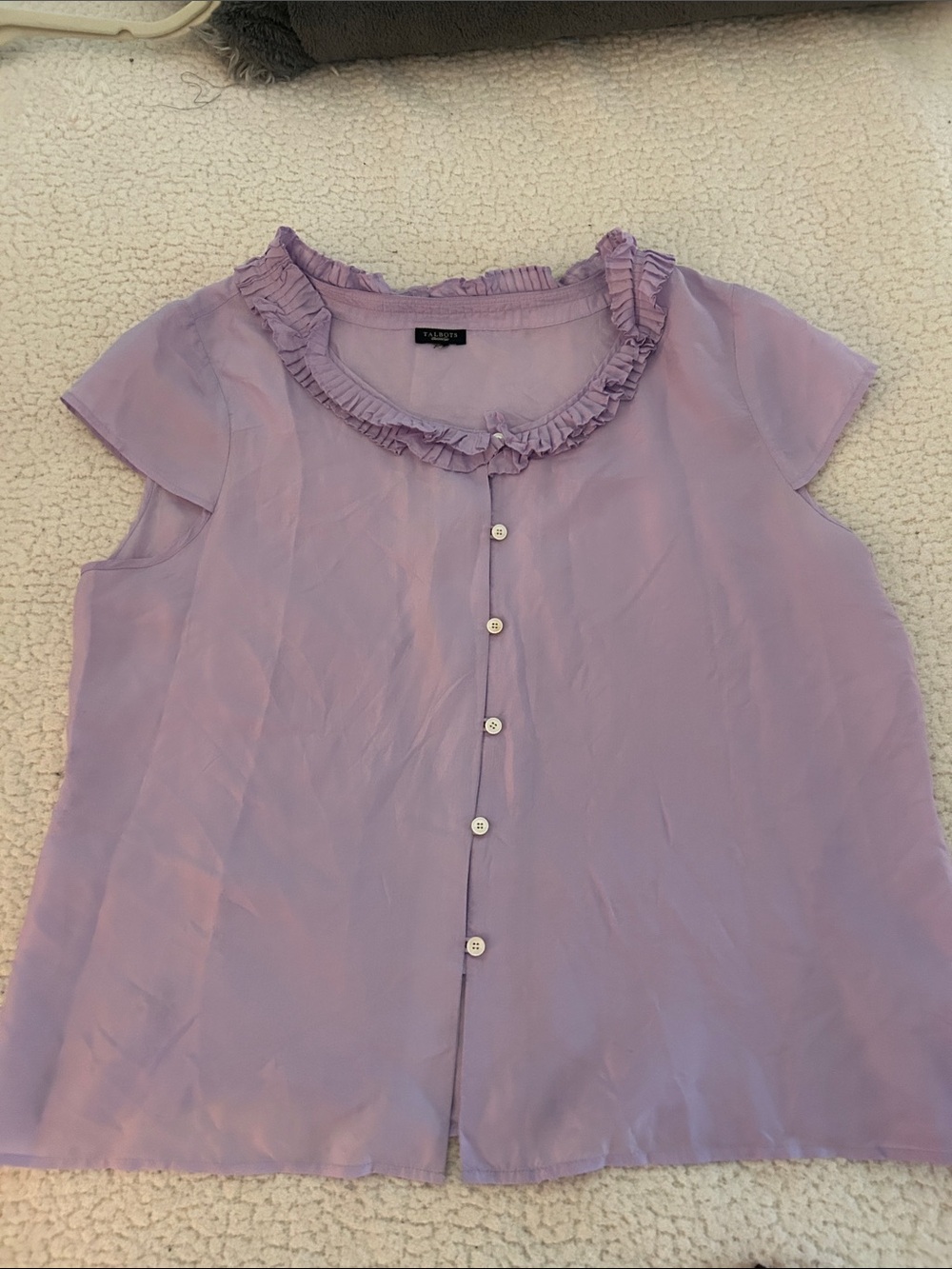 Talbots Silk Blouse Size 12